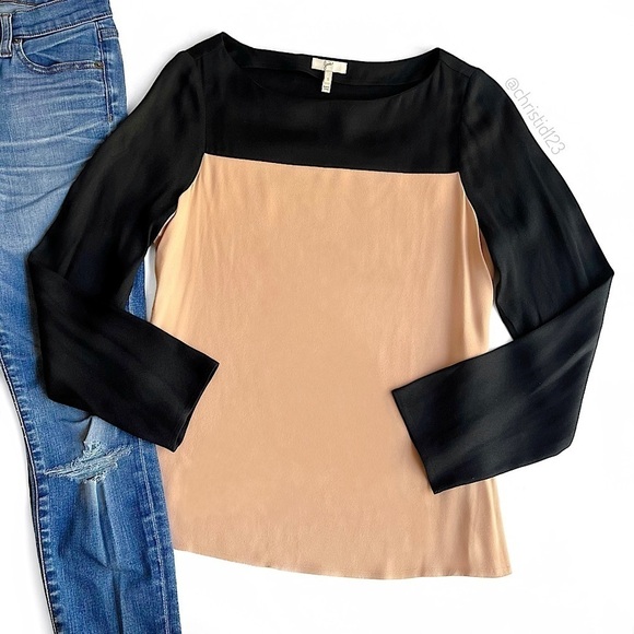 Joie Aliso Colorblock Top - Picture 1 of 9